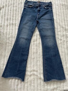MOTHER Dark Blue Flare Jeans